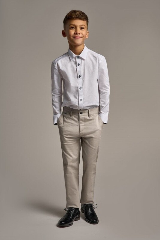 BOYS CAVANI DAKOTA CHINO SLATE