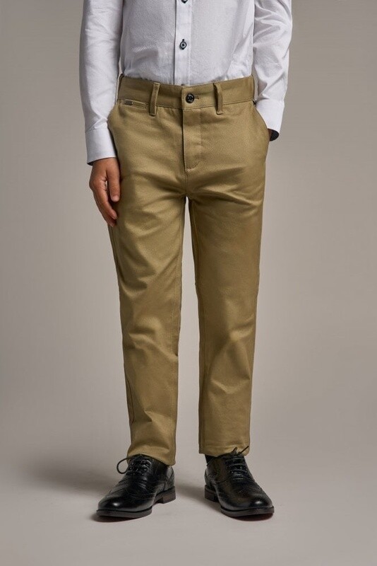 BOYS CAVANI DAKOTA CHINO STONE