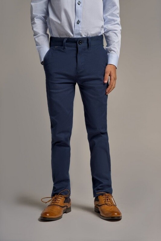 BOYS CAVANI DAKOTA CHINO NAVY