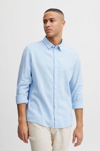 21107646 SDENEA ALLAN LS SHIRT 154030 CHAMBRAY BLUE