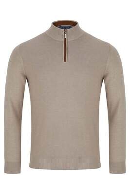 BENETTI 1/4 ZIP ERROL STONE