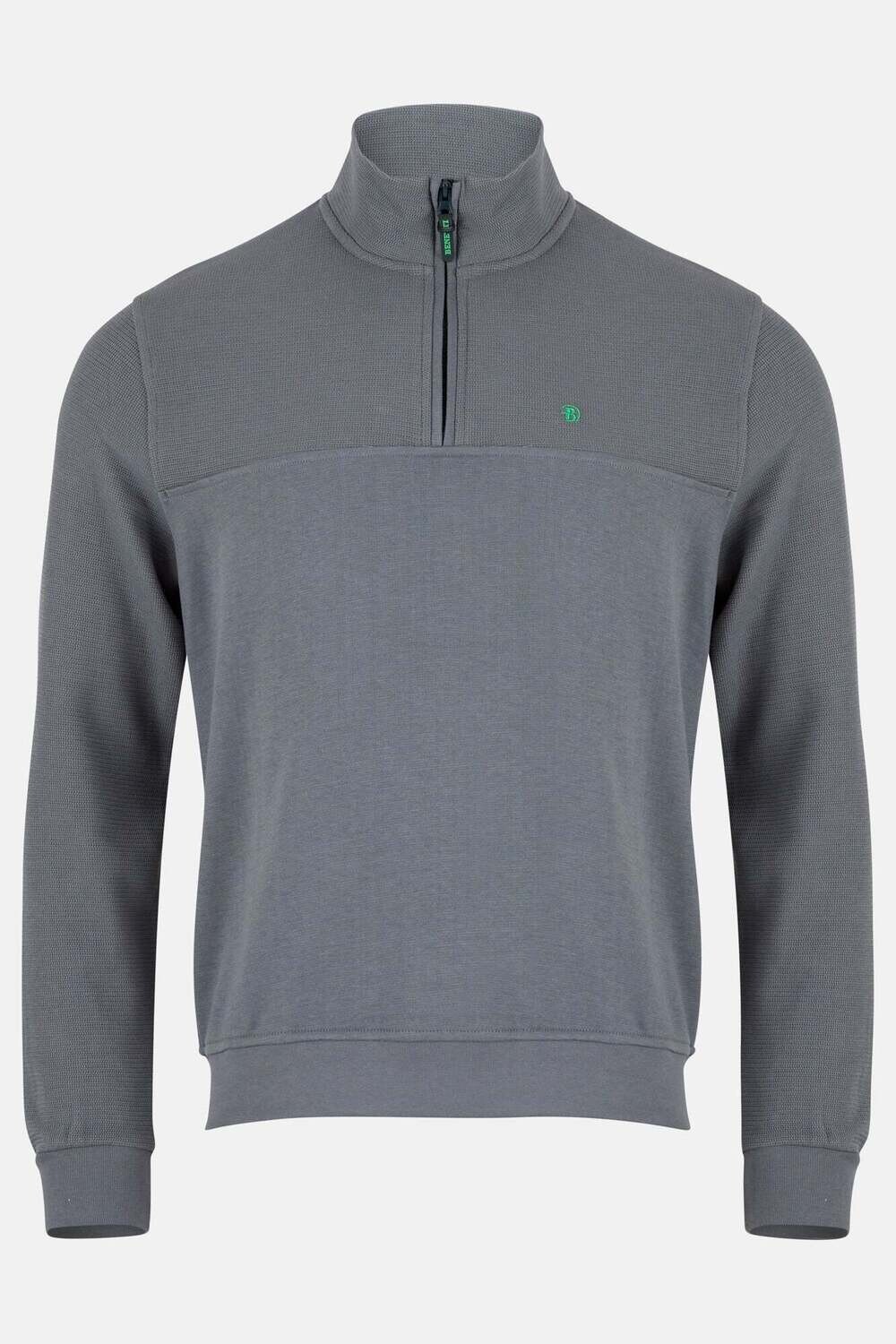 BENETTI 1/4 ZIP ERROL GREY