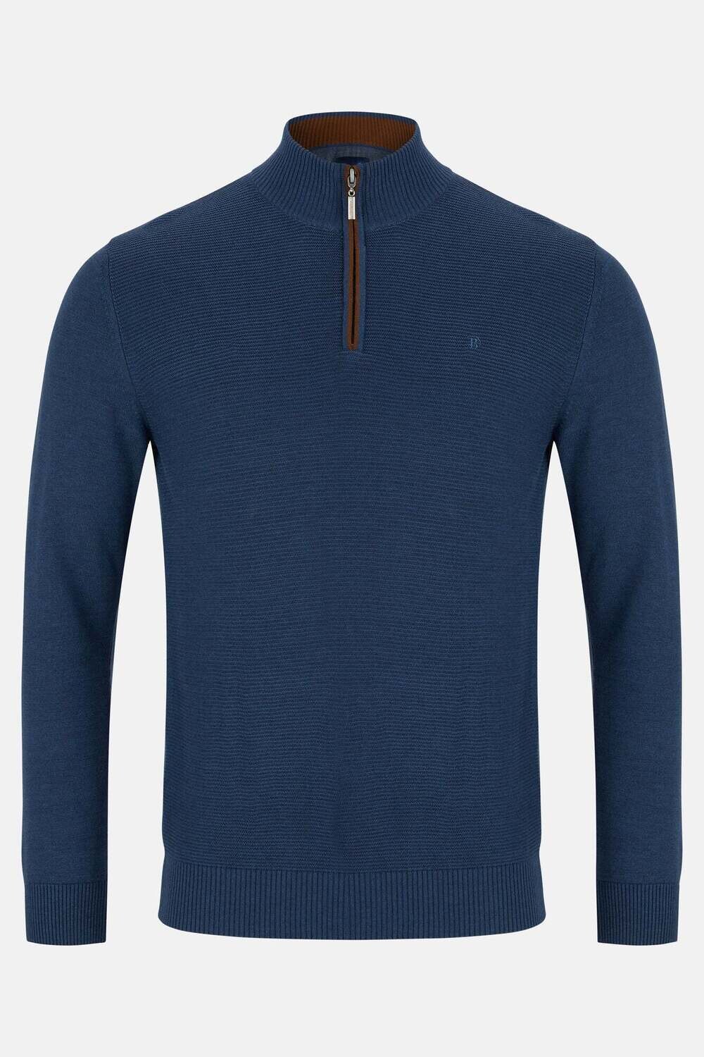 BENETTI 1/4 ZIP ERROL INDIGO