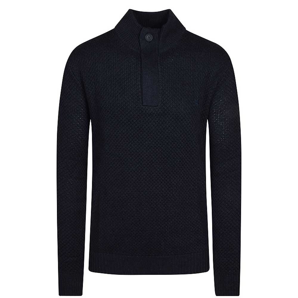 KR3 12652 HARDFORD HALF ZIP DENIM MELANGE