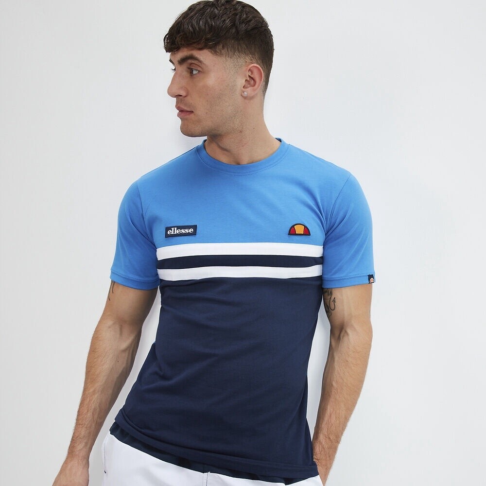 SHR08507 VENIRE ADULT TEE BLUE/NAVY/WHITE