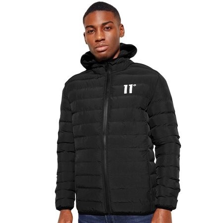 11 DEGREES 11D031 001 SPACE JACKET BLACK