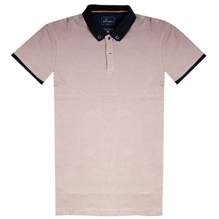 CHORLEY POLO MAUVE STRIPE