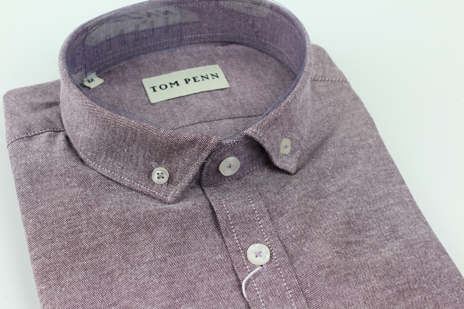 TOM PENN LONG SLEEVE SHIRT TP330 DK PURPLE