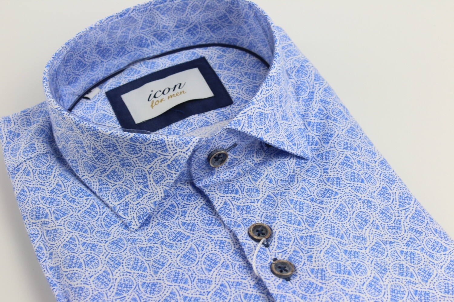 ICON S/S SHIRT SHIRT BLUE ICN066
