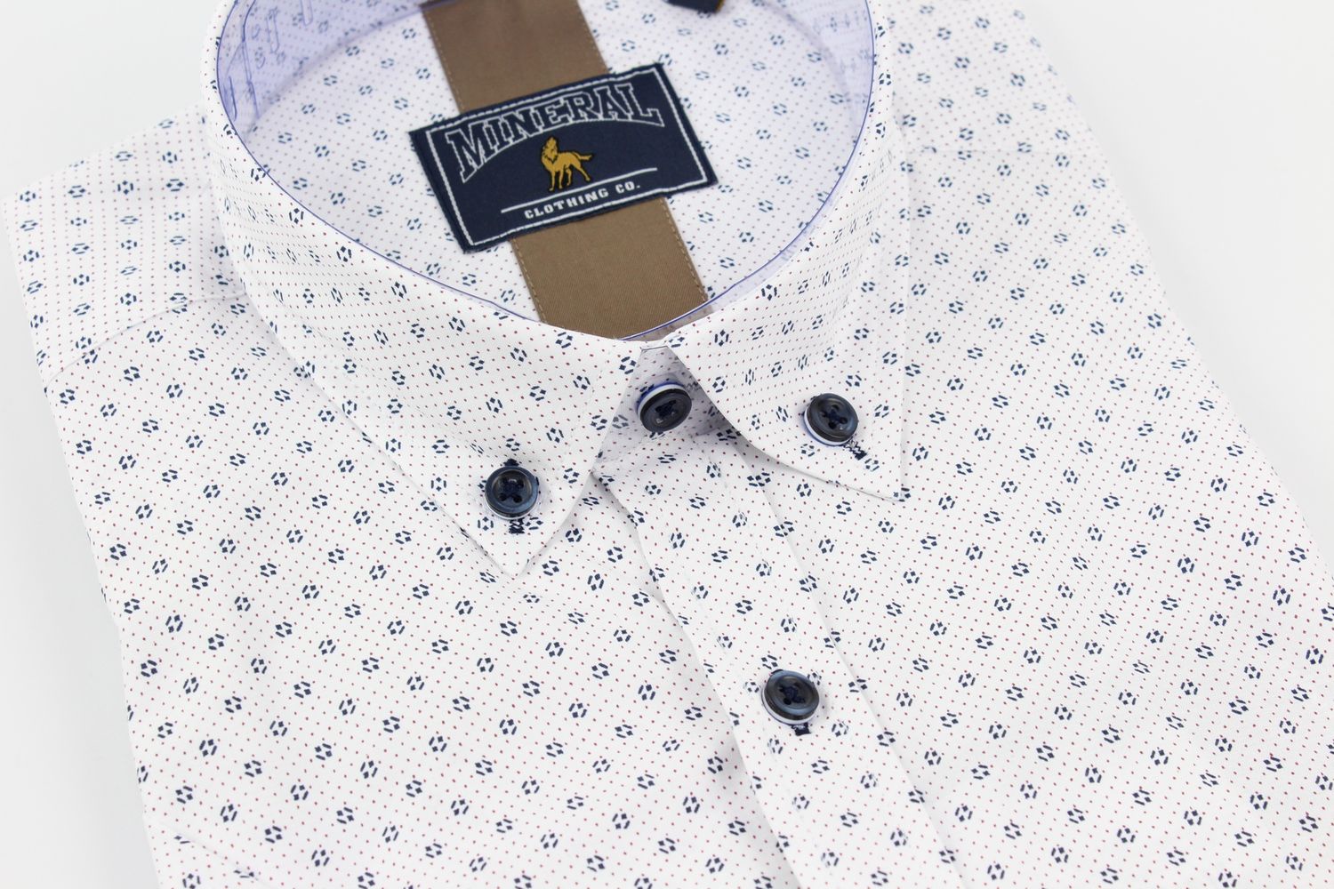 ML273117 CONN SHORT SLEEVE SHIRT WHITE/PINK