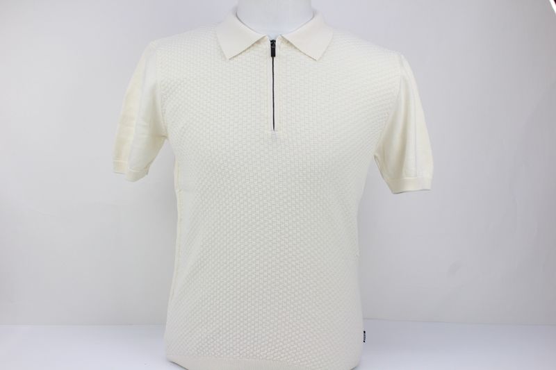 ML351468 LEXIS SHORT SLEEVE POLO KNIT CREAM