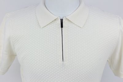 ML351468 LEXIS SHORT SLEEVE POLO KNIT CREAM