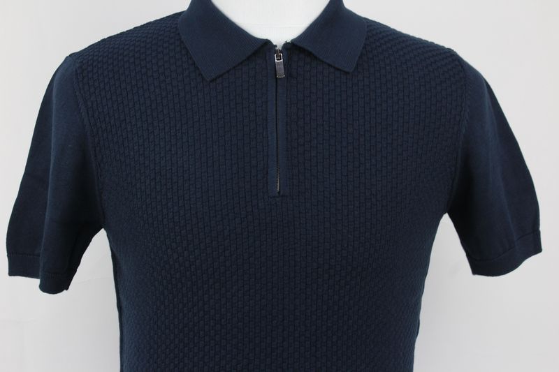 ML351468 LEXIS SHORT SLEEVE POLO KNIT NAVY
