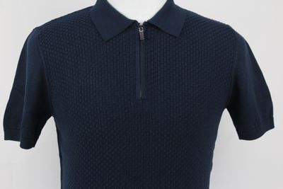 ML351468 LEXIS SHORT SLEEVE POLO KNIT NAVY