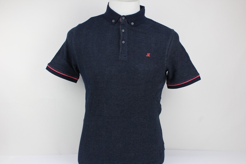 ML211505 RAXIS JAQUARD POLO  NAVY