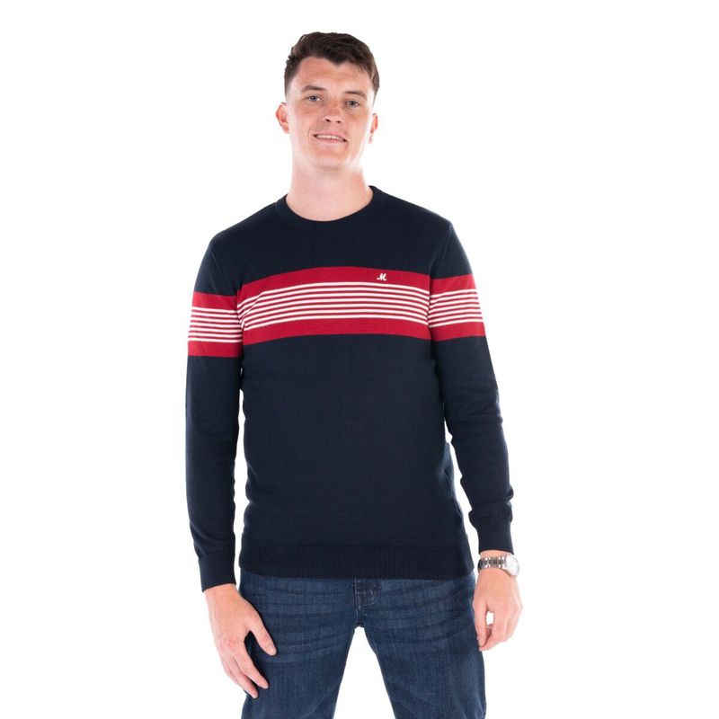 HARRISON CREW KNIT ML351466 NAVY