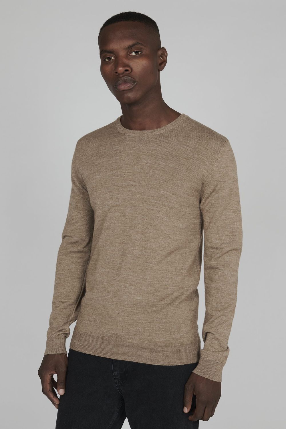 30206499 MAPETRO CREW KNIT 1611041 CROCKERY MELANGE
