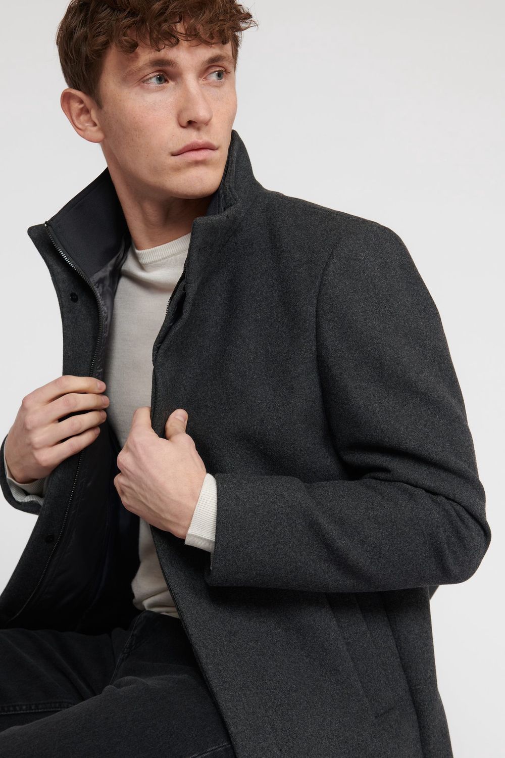 MAHARVEY SHORT OVERCOAT 30204813