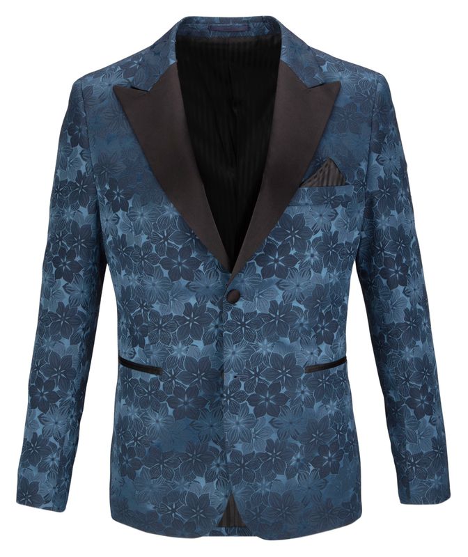 FJK1088 FABIO FRATELLI TUX JACKET TEAL