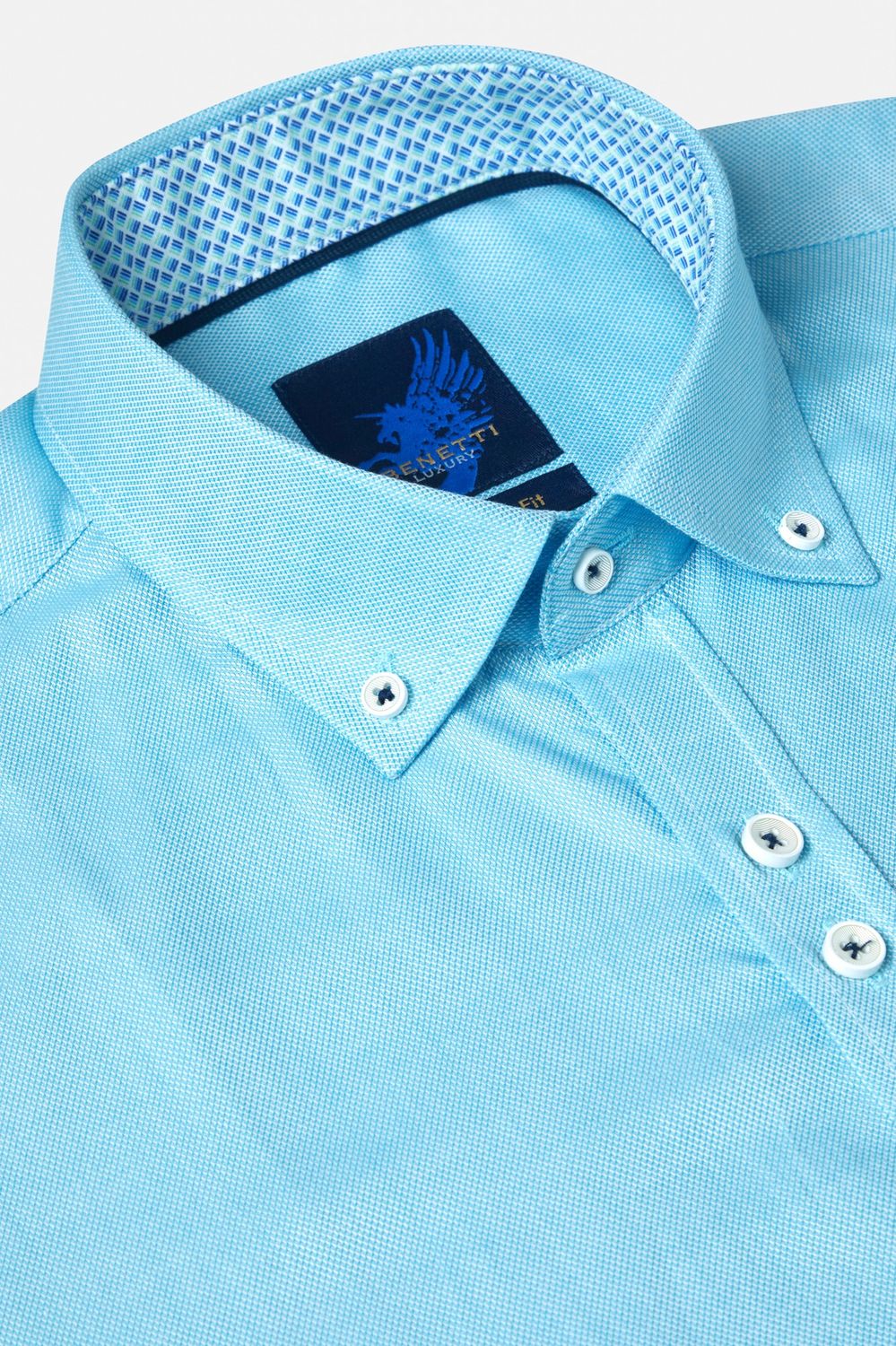 BENETTI NOAH CASUAL SS SHIRT TURQ