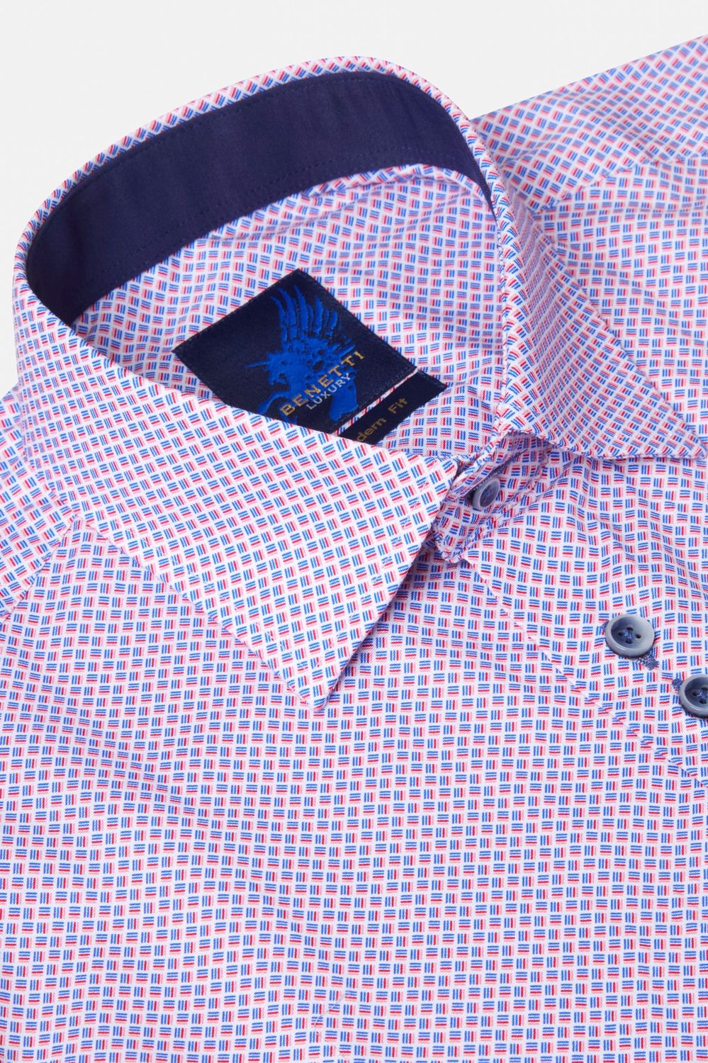 BENETTI LUKE CASUAL SS SHIRT ROSE