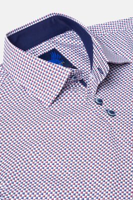 BENETTI CODY CASUAL SS SHIRT RED