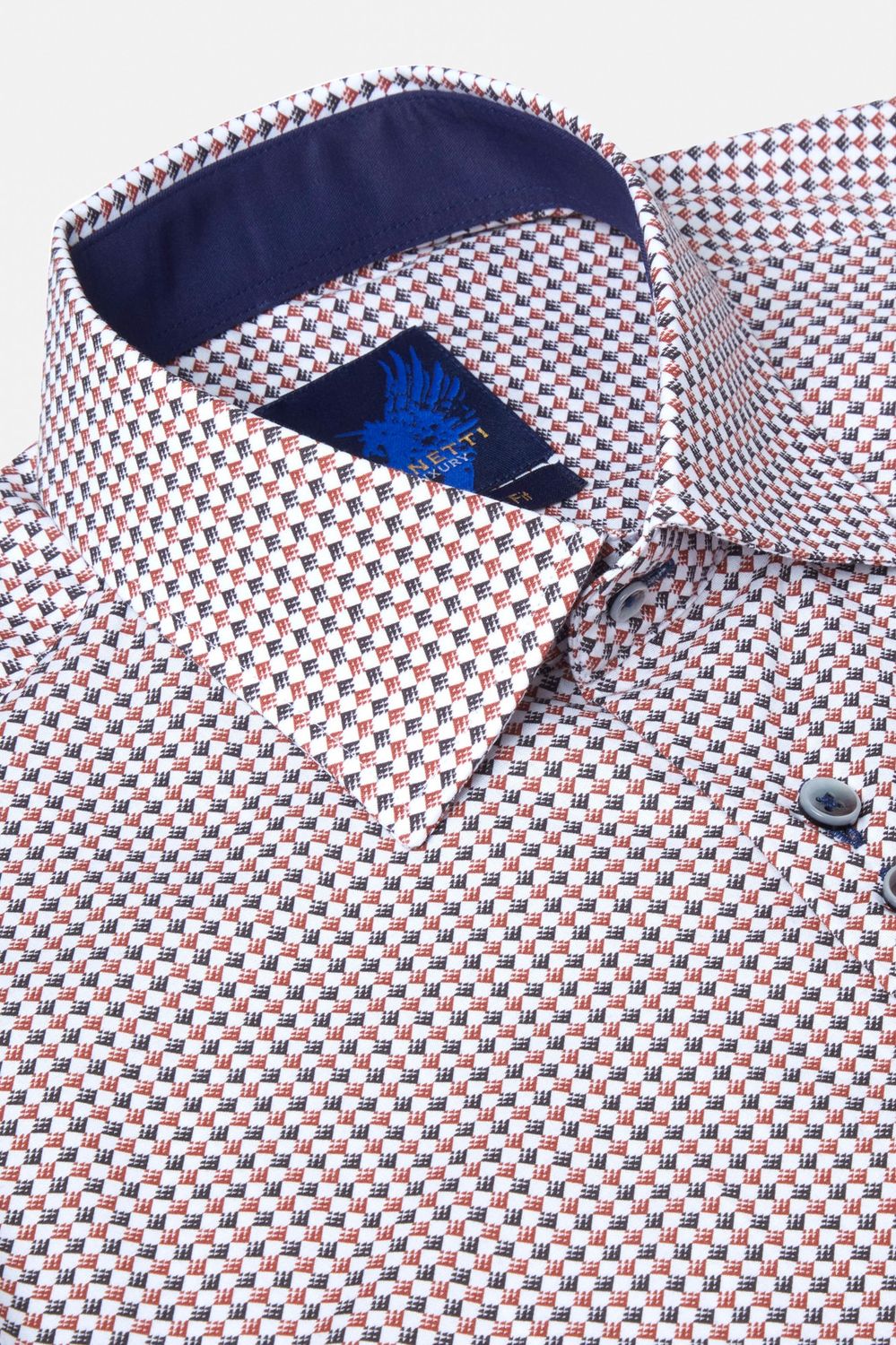 BENETTI CODY CASUAL SS SHIRT RUST