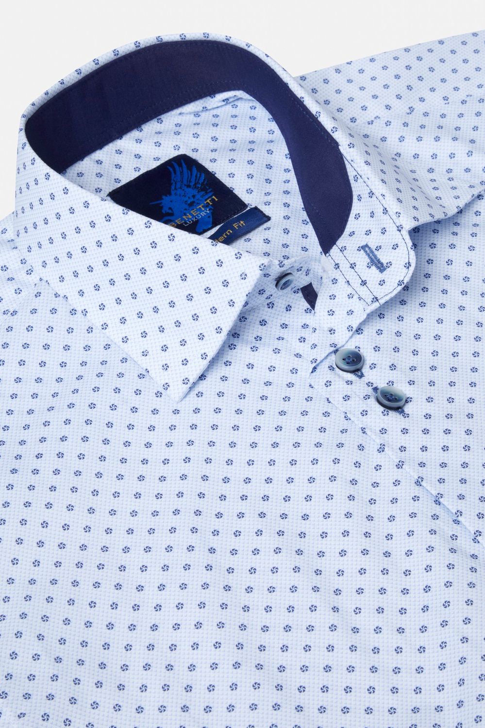 BENETTI ALEX CASUAL LS SHIRT NAVY