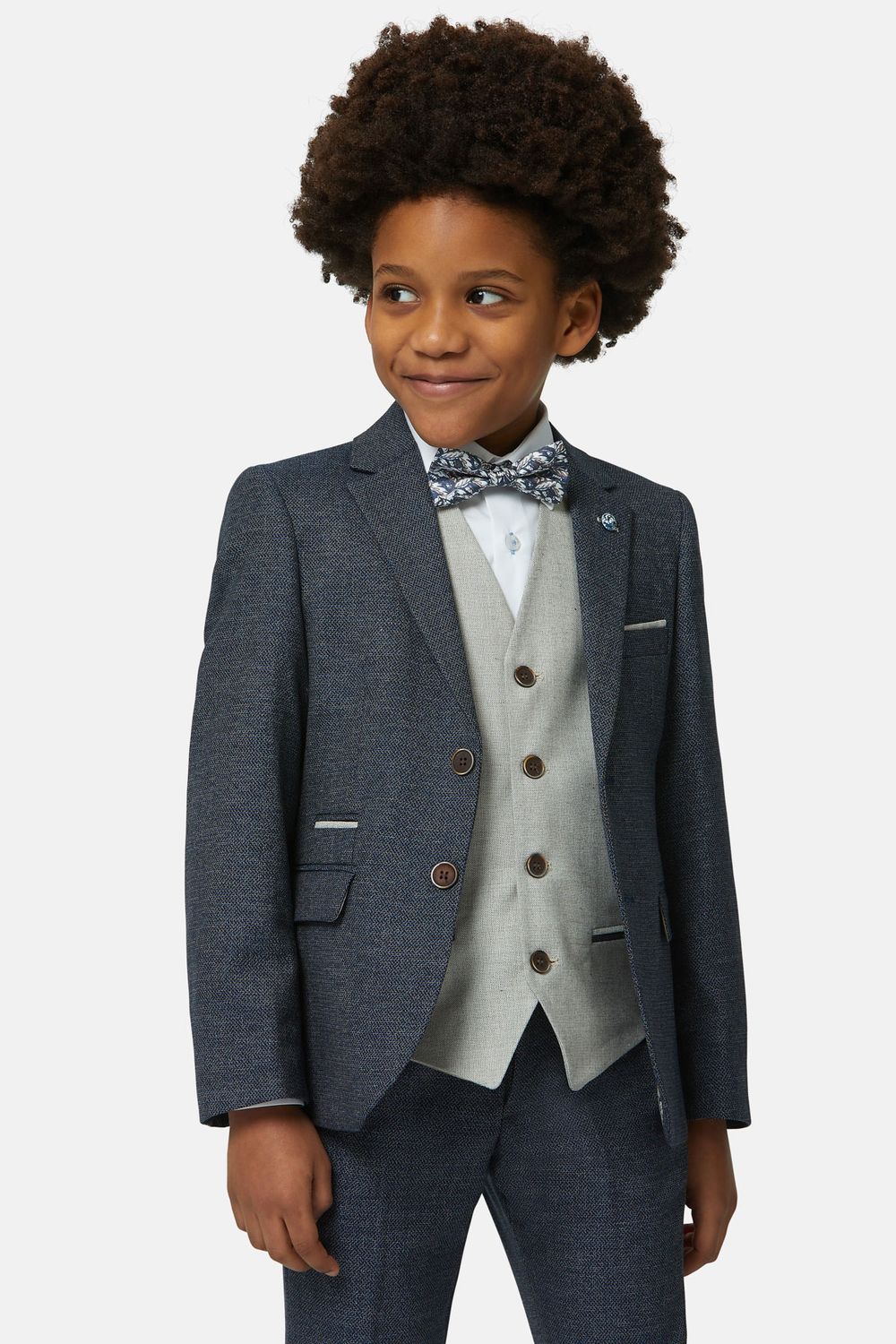 BOYS TOM SUIT 3PC INDIGO