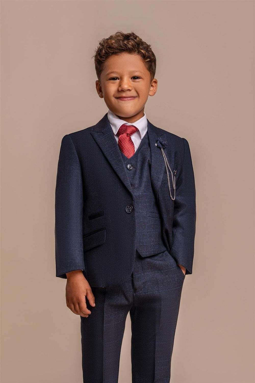 BOYS CARIDI SUITS NAVY