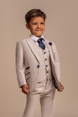 BOYS CARIDI SUIT BEIGE