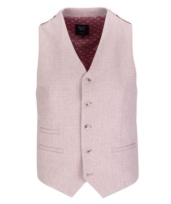 FWC1089 MARIO FRATELLI WAISTCOAT PINK