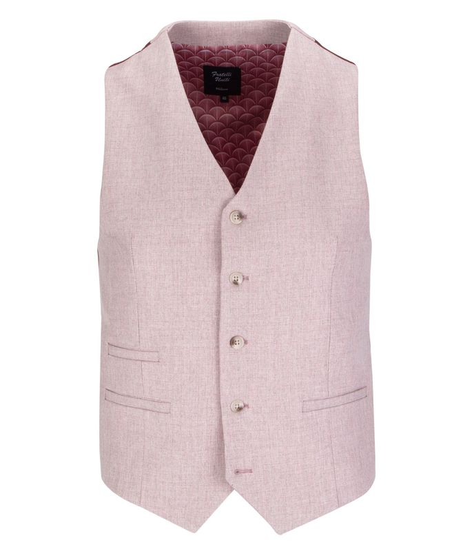 FWC1089 MARIO FRATELLI WAISTCOAT PINK