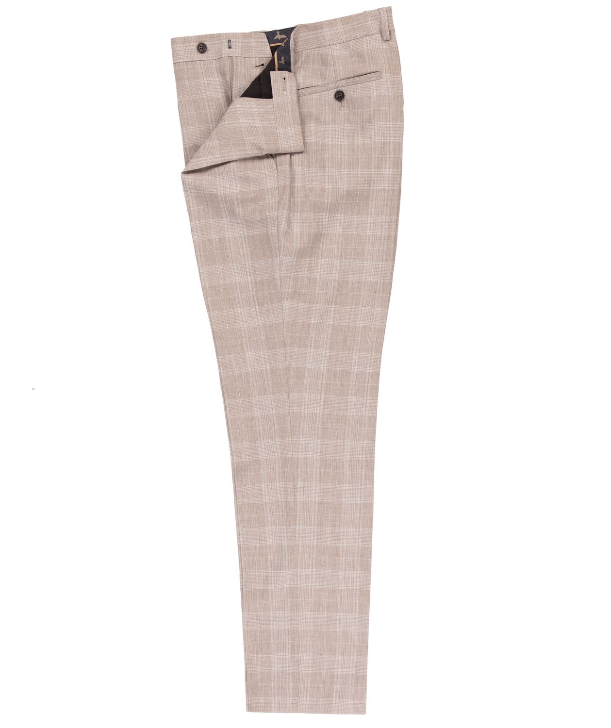 FTR1079A FRATELLI UNITI CHECK TRS BEIGE