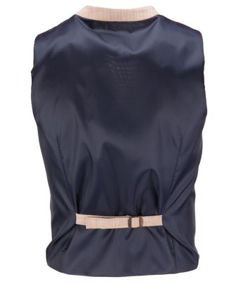 FRATELLI UNITI CHECK WAISTCOAT TAN FWC1080