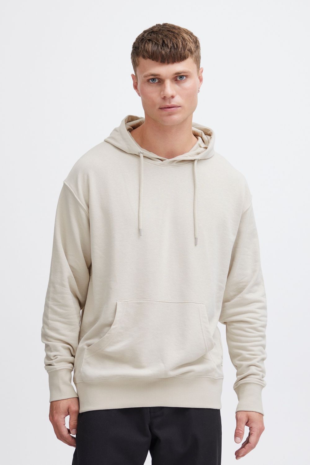 21107847 SDLENZ HOOD UB SWEATSHIRT 130401 OATMEAl