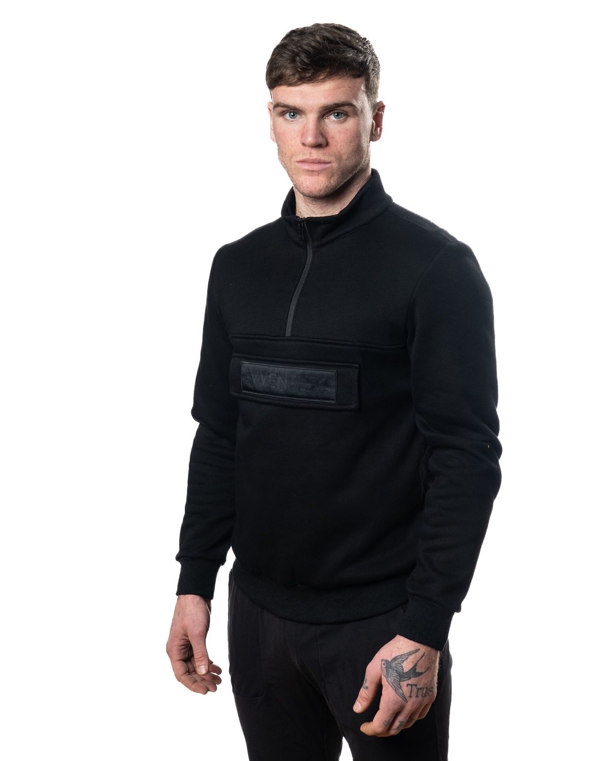 SERIE 610 1/4 ZIP NERO