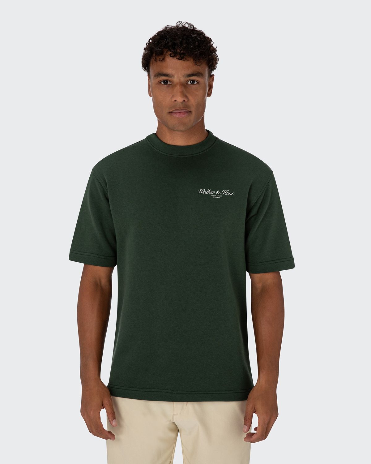 WALKER &amp; HUNT ATELIER TEE RACING GREEN