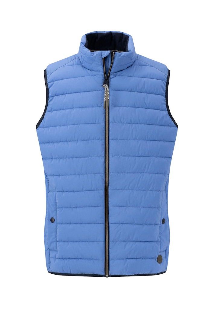 1413 2601 FYNCH HATTON GILET COL 604 CRYSTAL BLUE
