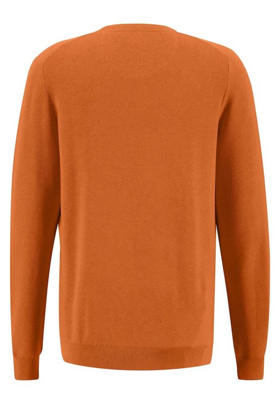 1314 220 FYNCH HATTON O NECK STRUCTURE KNIT COL 210