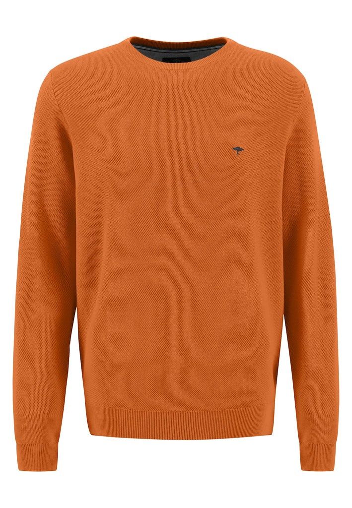 1314 220 FYNCH HATTON O NECK STRUCTURE KNIT COL 210