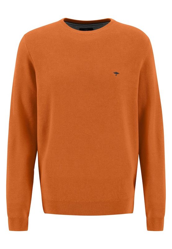 1314 220 FYNCH HATTON O NECK STRUCTURE KNIT COL 210