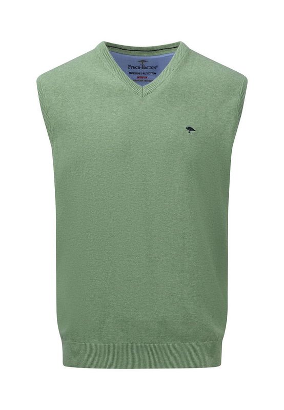 1313 214 FYNCH HATTON SLIPOVER KNITWEAR 700 SPRING GREEN