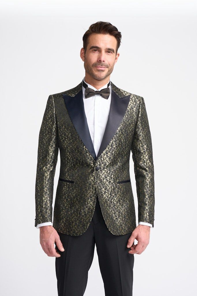 CAVANI TOROS GOLD BLAZER