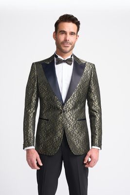 CAVANI TOROS GOLD BLAZER