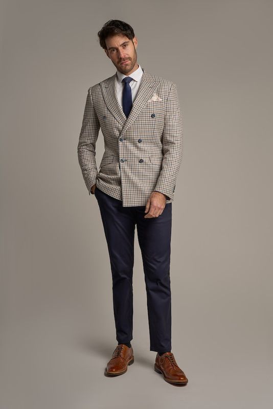 CAVANI SERGIO DOUBLE BRESTED BEIGE BLAZER