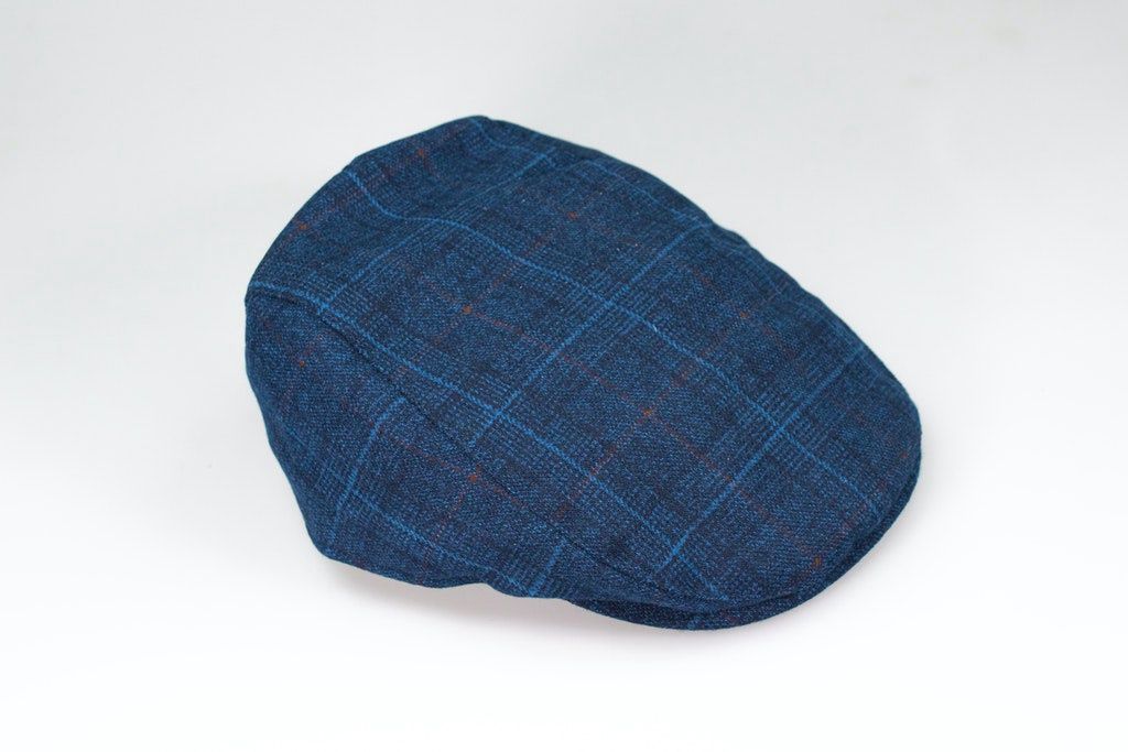 MENS CODY BLUE FLAT CAP