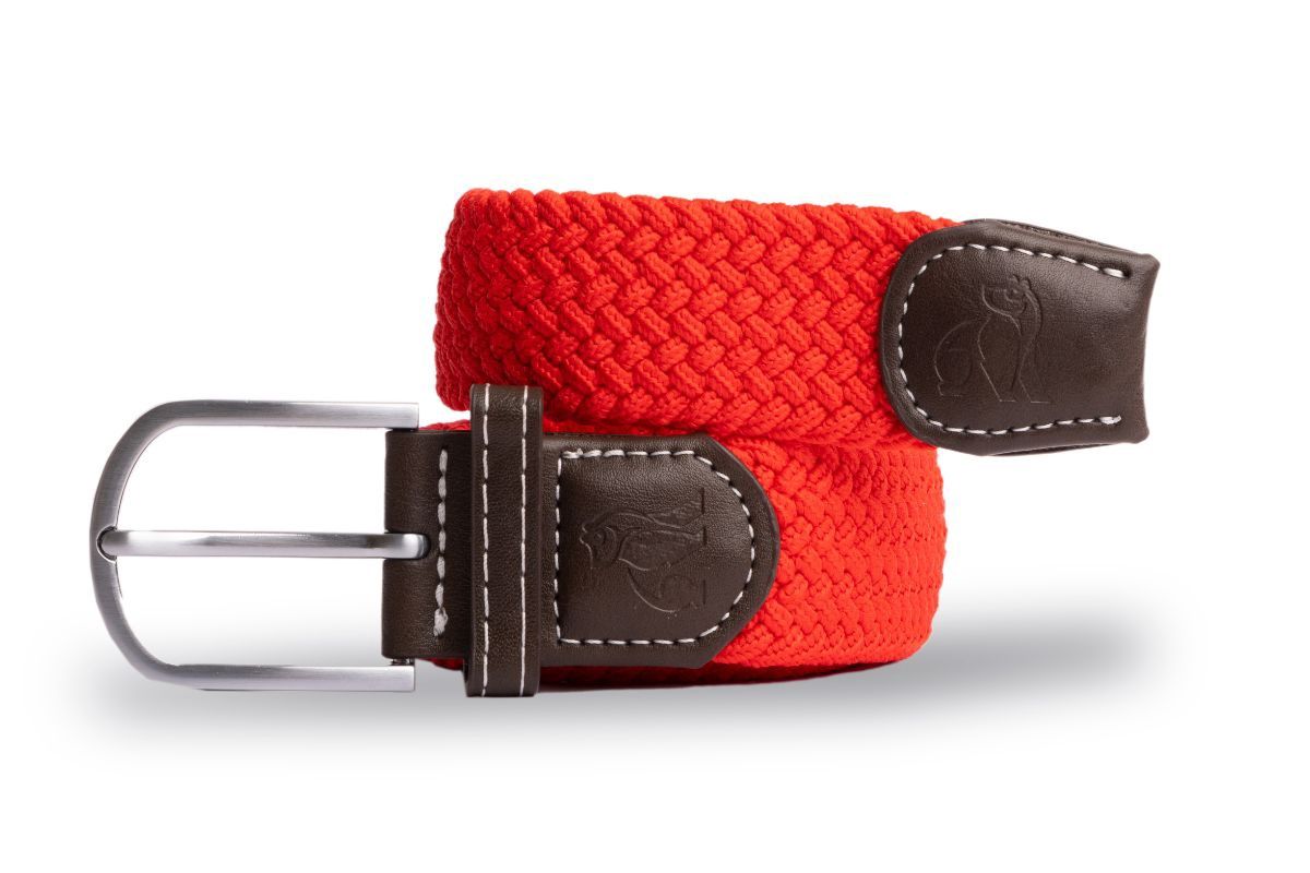 SWOLE PANDA  SP RWB 36 CLASSIC RED WOVEN BELT