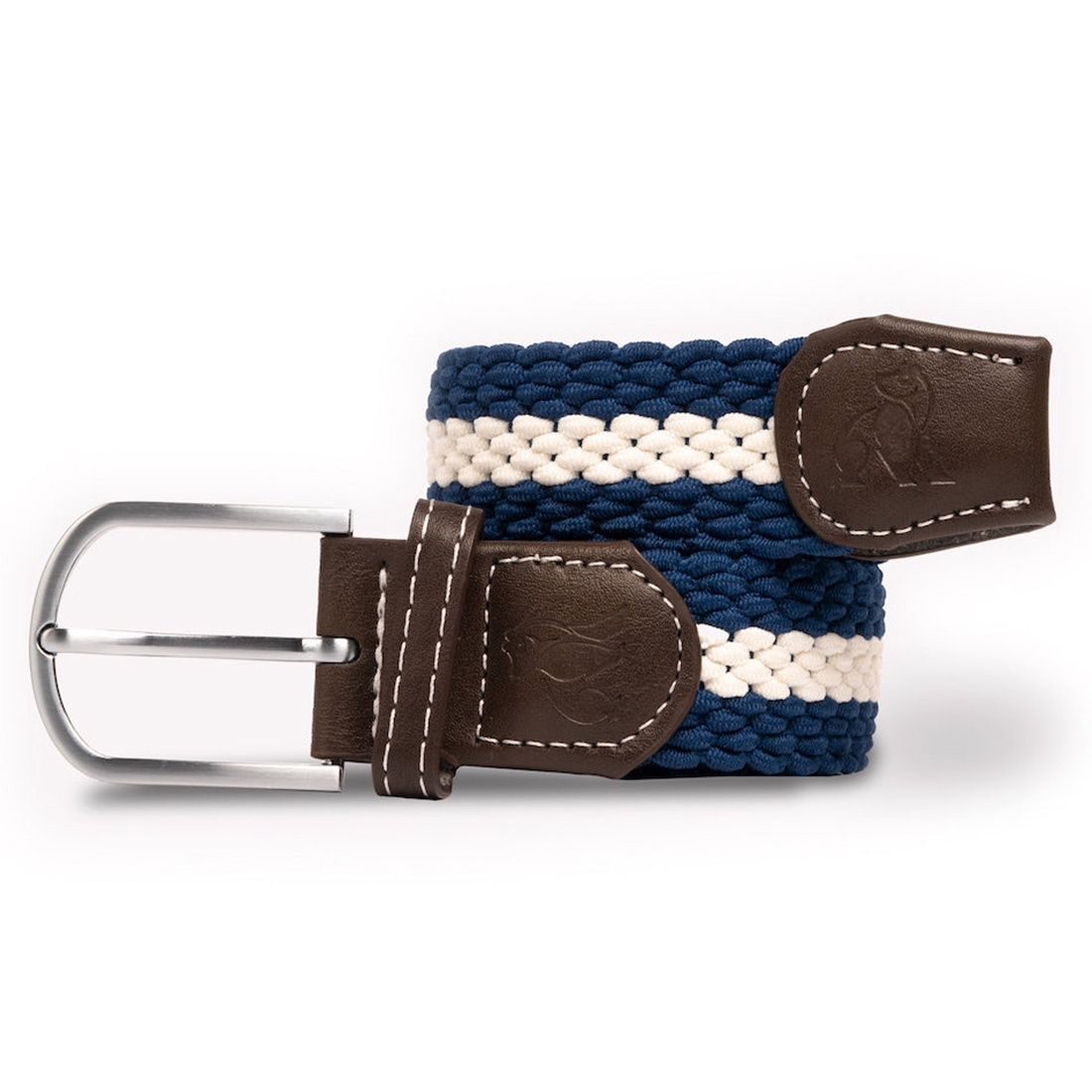 SWOLE PANDA  SP RWB 10 BLUE/WHITE STRIPE WOVEN BELT