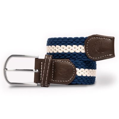SWOLE PANDA  SP RWB 10 BLUE/WHITE STRIPE WOVEN BELT